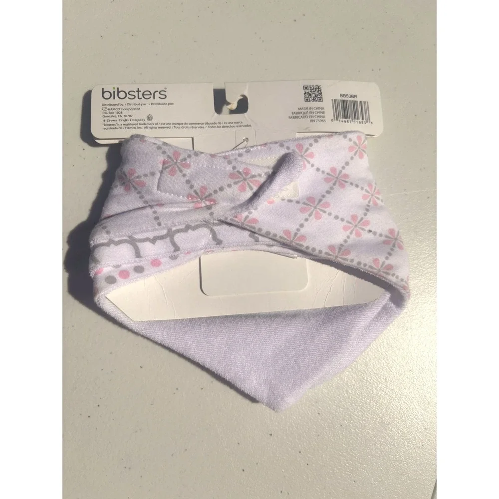 Baby Bibs 6pk OS Multi New Giraffe Floral Bandana NWT